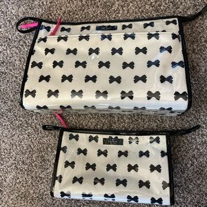 Kate Spade makeup & toiletry bag set